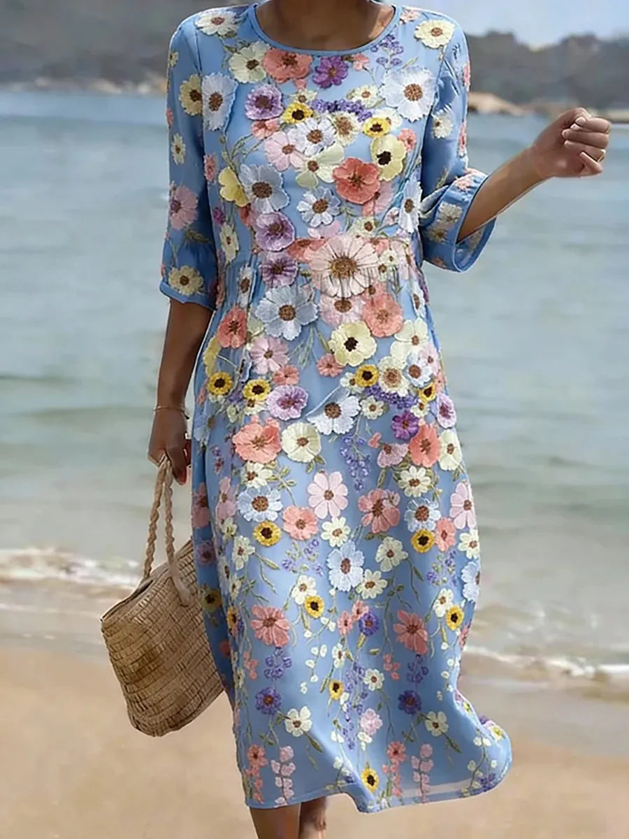 Eloise | Elegant Floral Dress