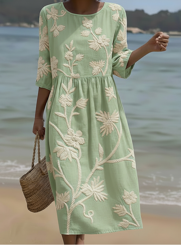 Aurora | Floral Midi Dress