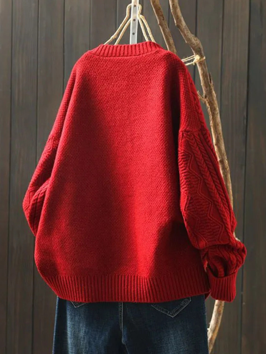 Sofia | Classic Cable Knit Cardigan