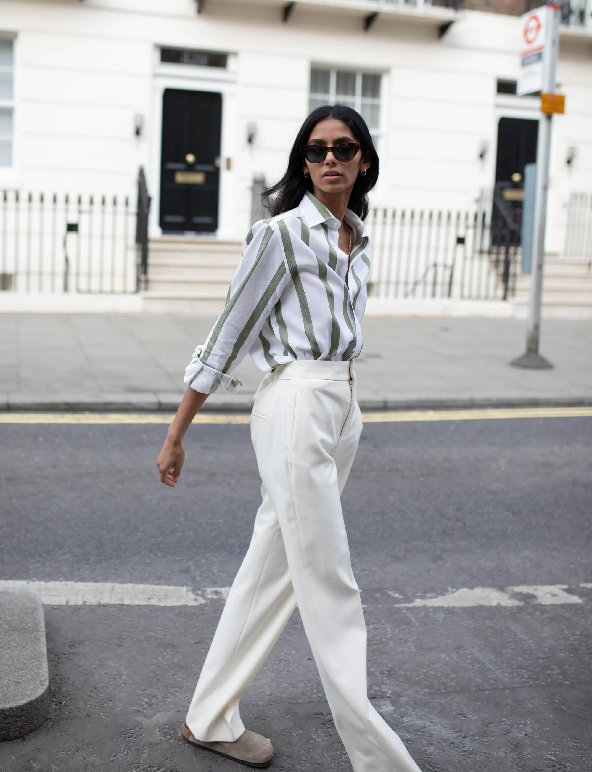 Nontokozo | Linen Cotton Stripe Shirt