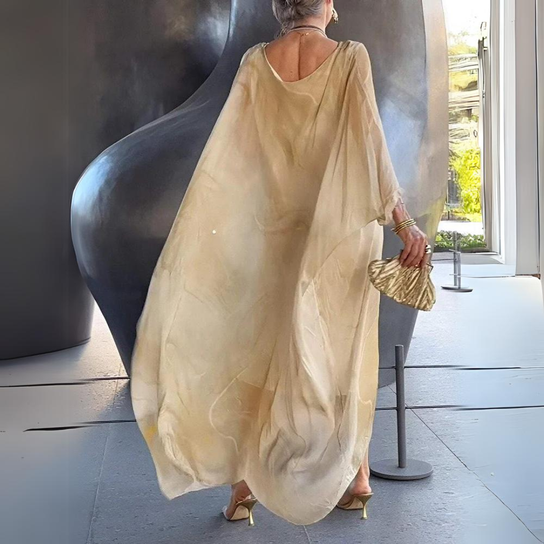 Elena | Silk Chiffon Dress