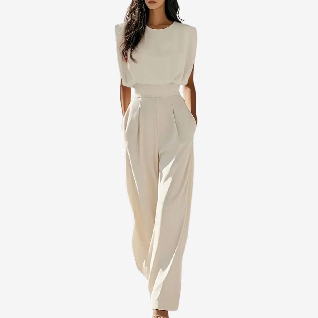Relebohile | Belted Fluid Jumpsuit