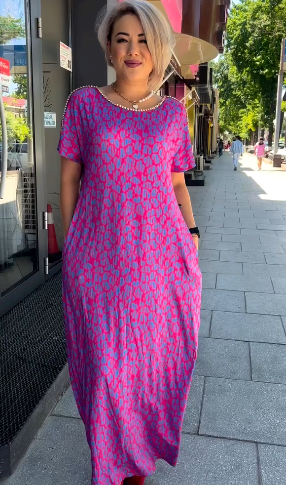 Daphne | Printed Plus Size Dress