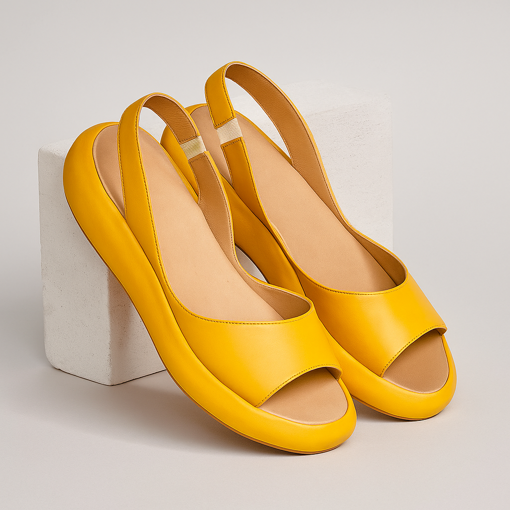 Sofia | Open-Toe Slip-On Sandal