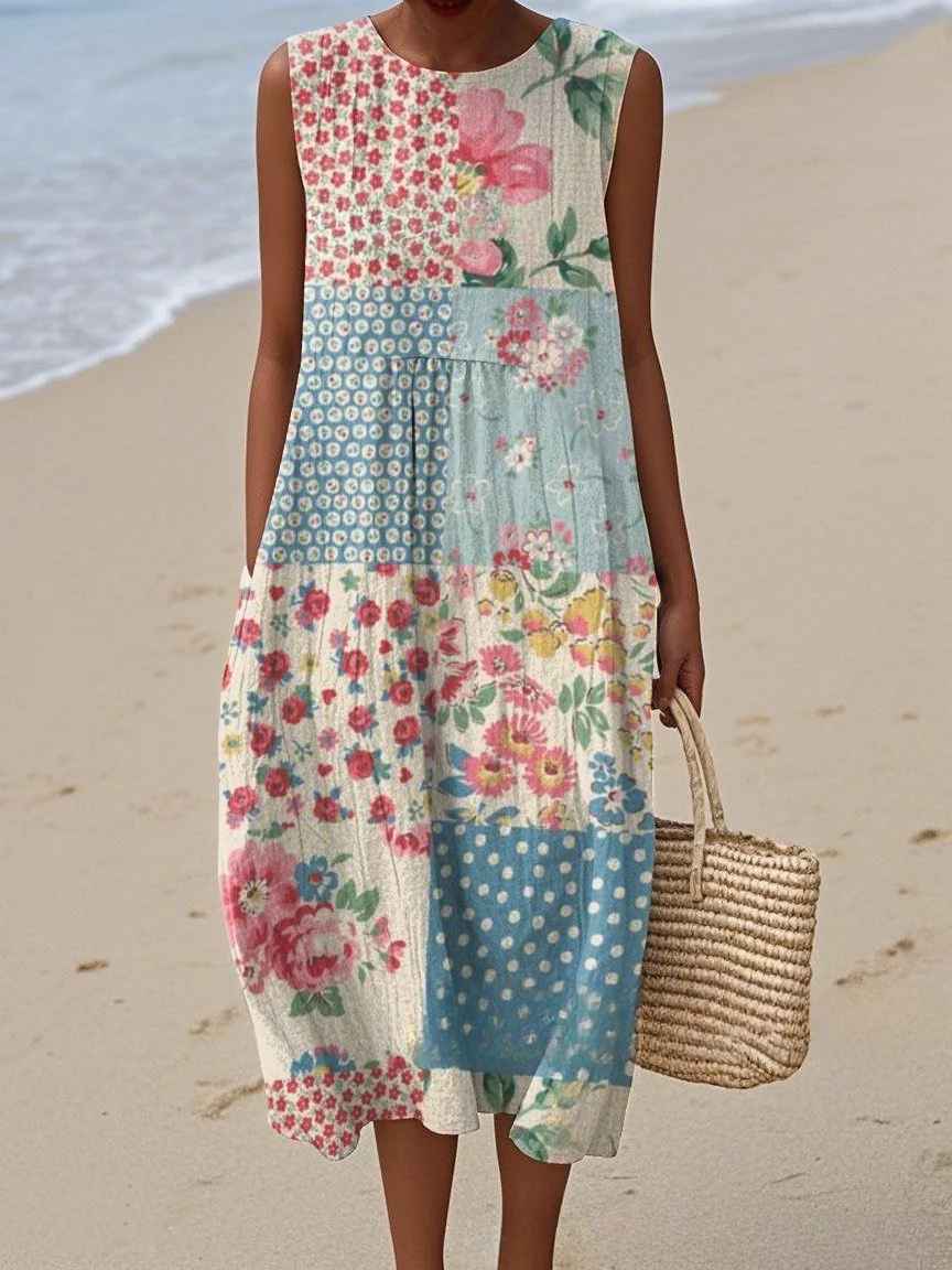 Delphine | Vintage-Inspired Flowy Summer Dress