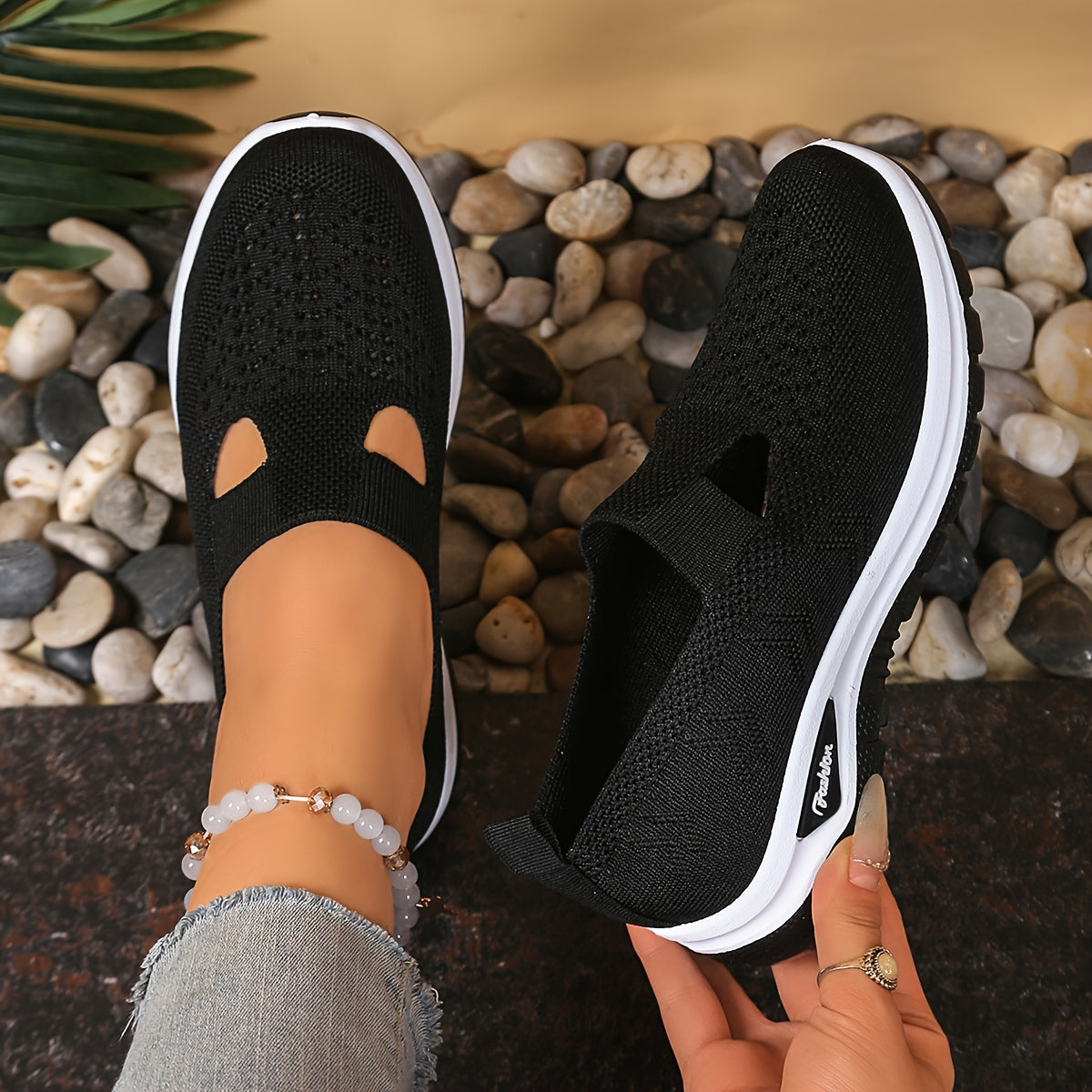 Thokozile | Orthopedic Knit Slip-On Sneaker
