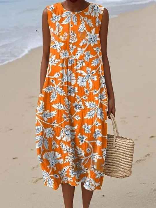 Delphine | Vintage-Inspired Flowy Summer Dress