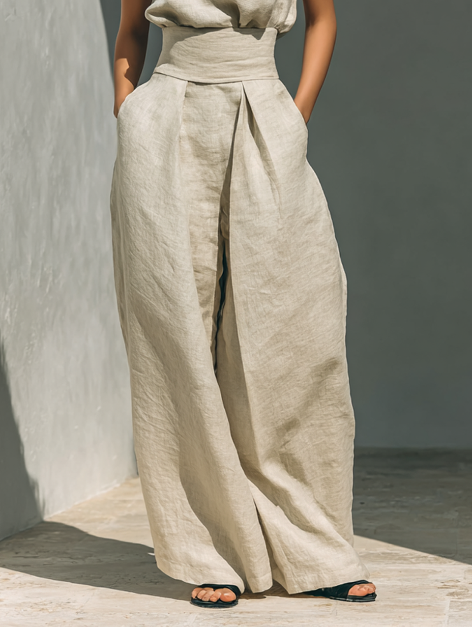 Tholakele | Minimalist Tank & Wide-Leg Set