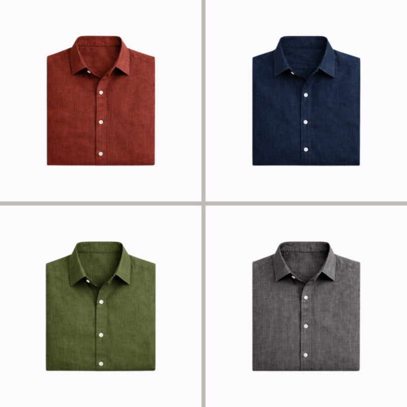Simon | Breathable Linen Blend Shirt