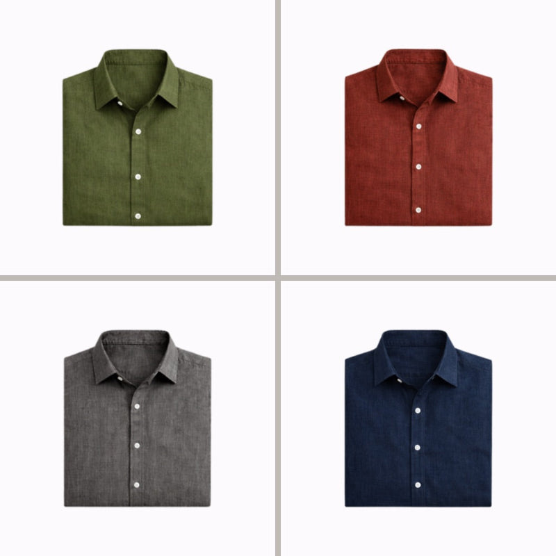 Simon | Breathable Linen Blend Shirt