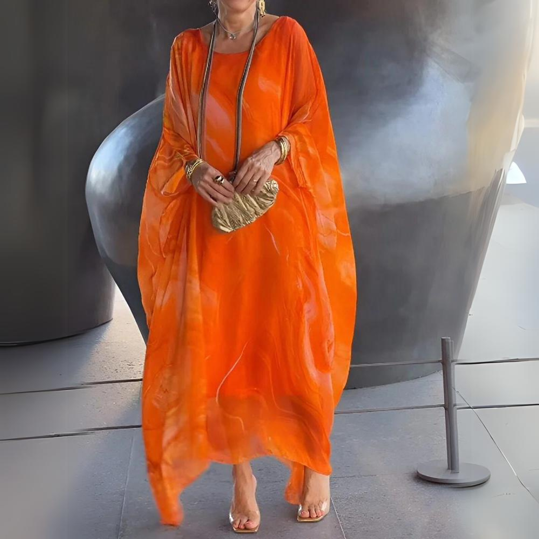 Elena | Silk Chiffon Dress
