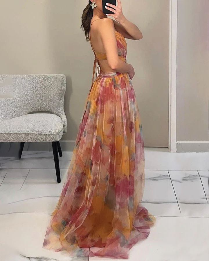 Rosalie | Classic Floral Midi Dress