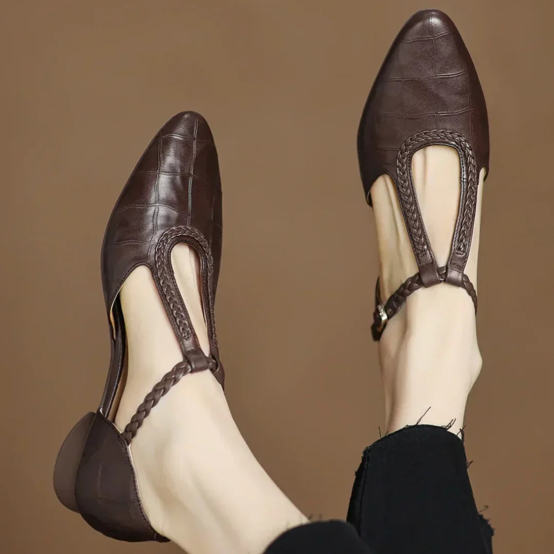 Sophia | Braided Leather Everyday Sandal