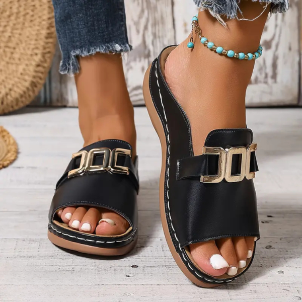 Vivienne | Memory Foam Slip-On Sandals