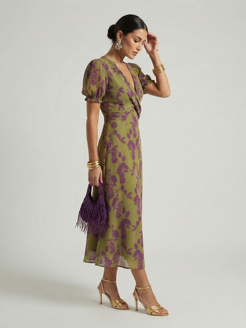 Margot | Relaxed Floral Midi Dress