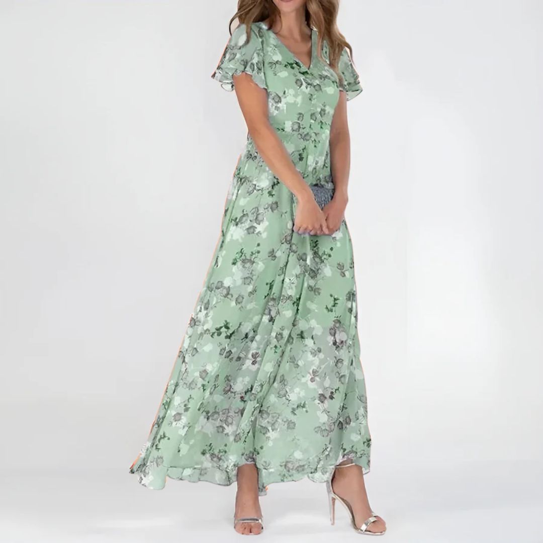 Camille | Luxe Tummy-Concealing Flowy Dress