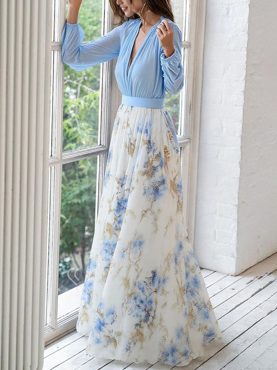 Rosalie | Floral Print Maxi Dress