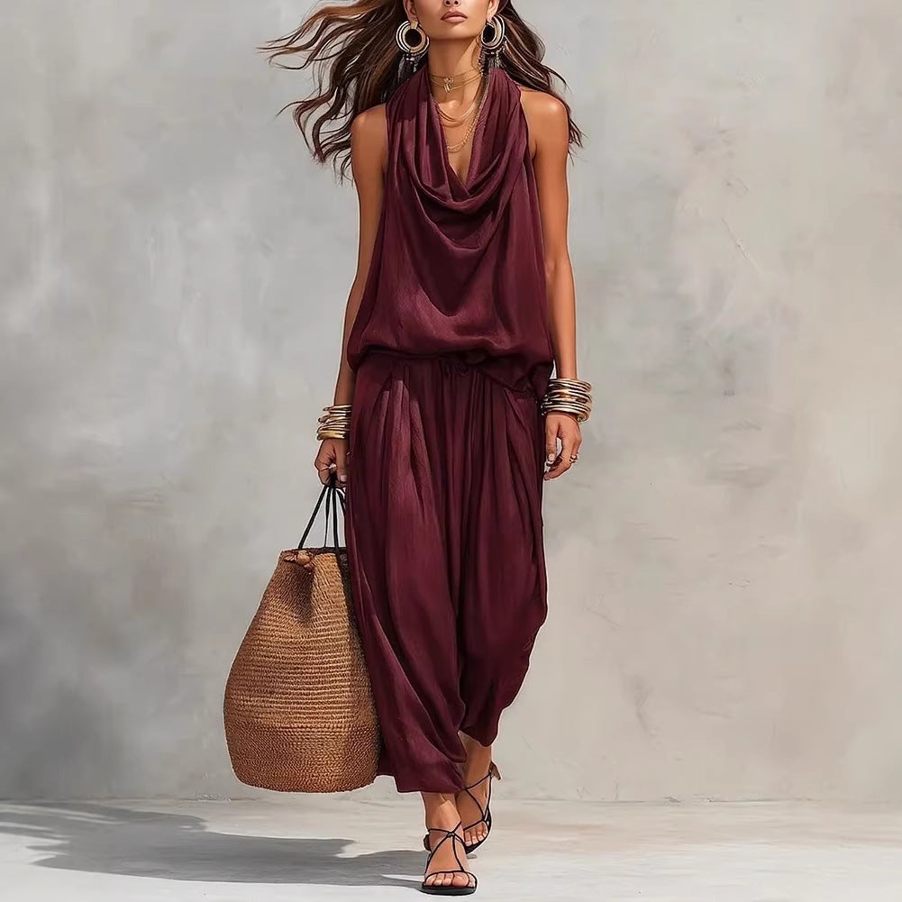 Sannah | Soft Two-Piece Top & Pants Set