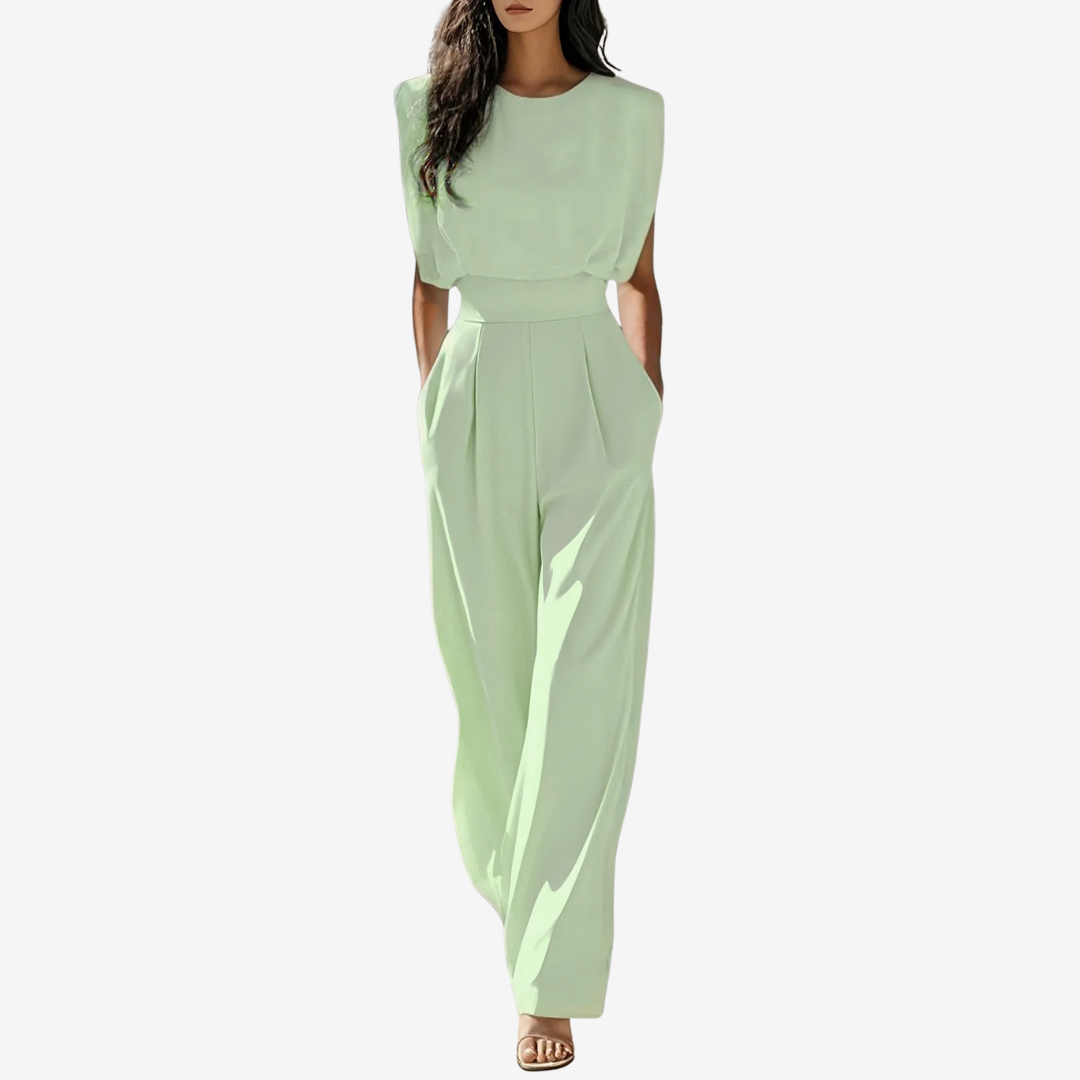 Relebohile | Belted Fluid Jumpsuit