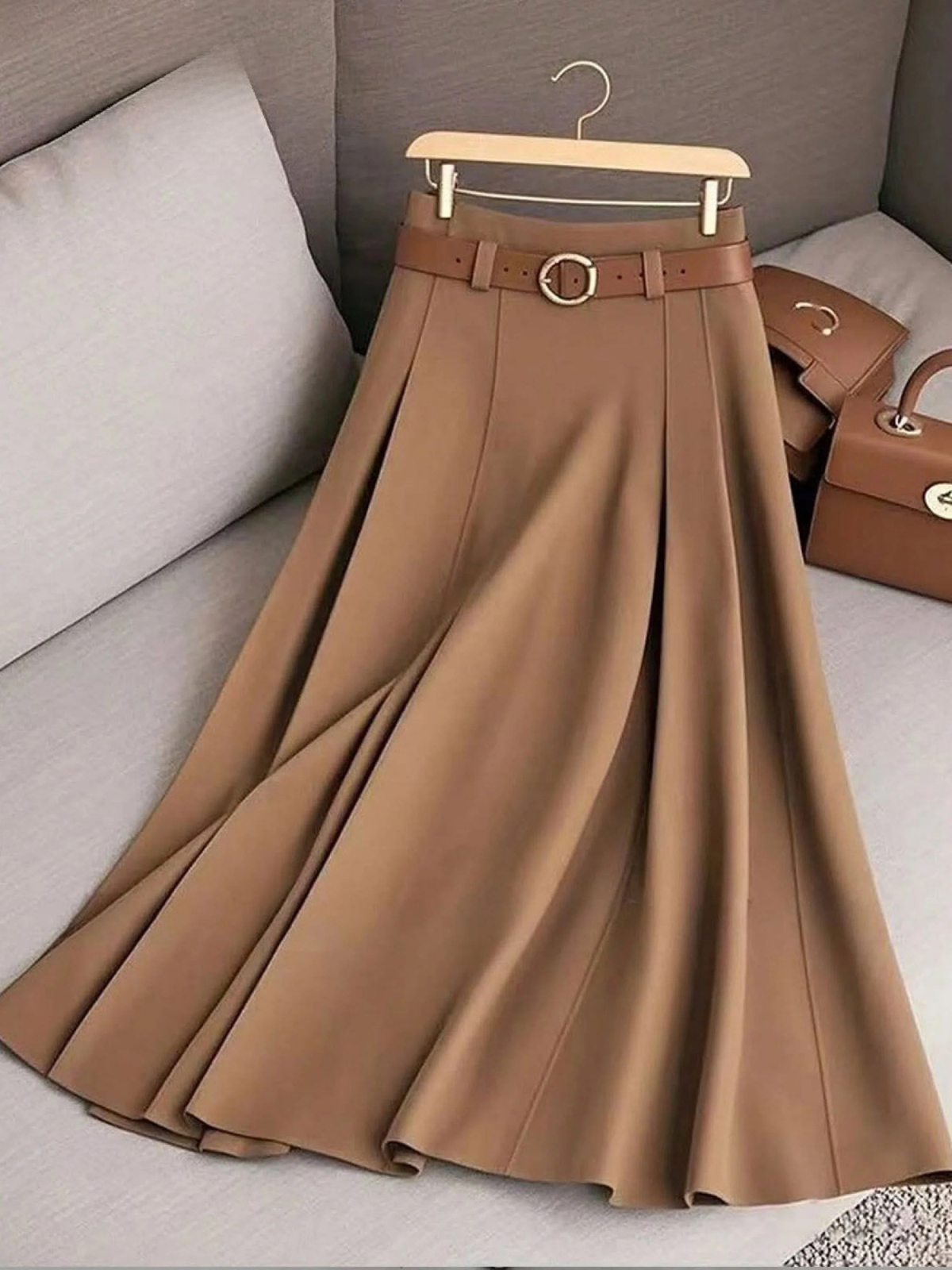 Juliette | High Waist A-Line Skirt