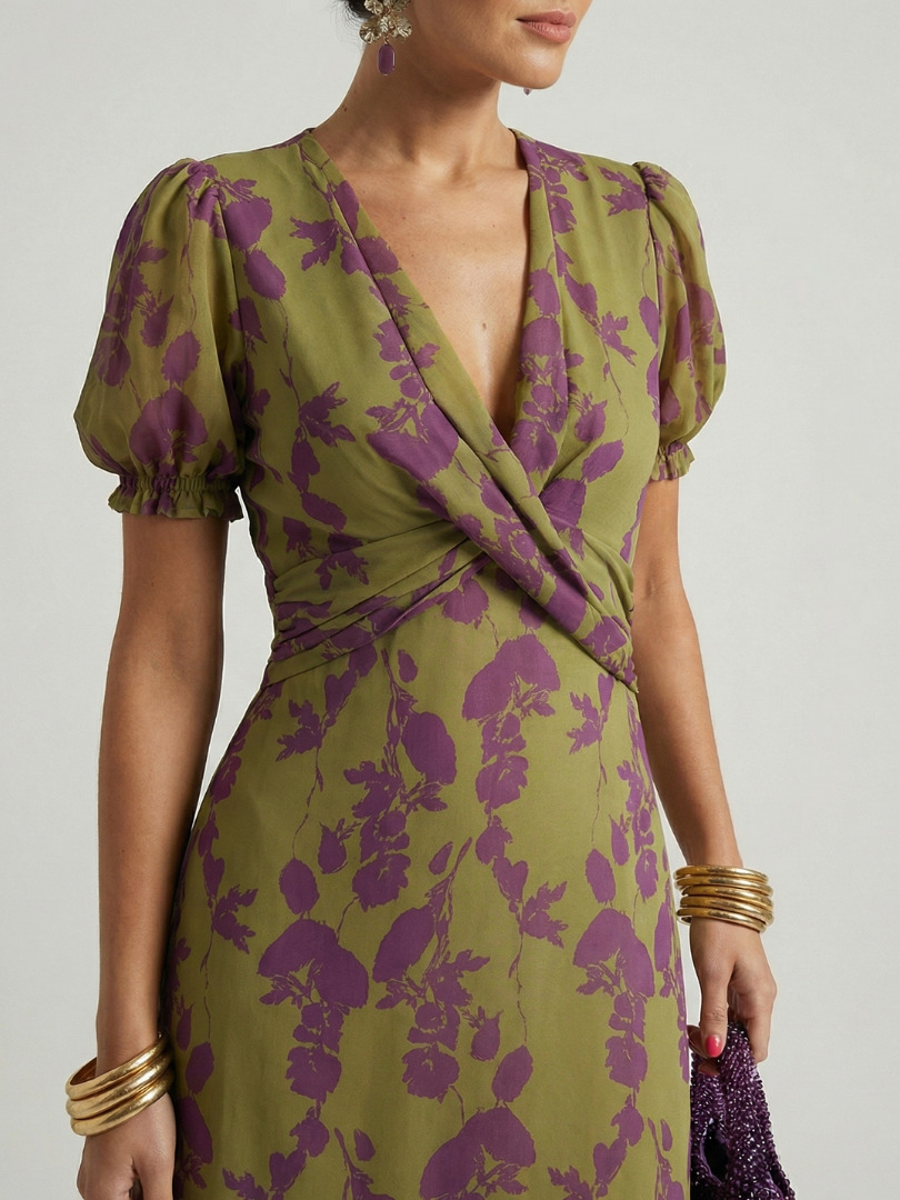 Margot | Relaxed Floral Midi Dress