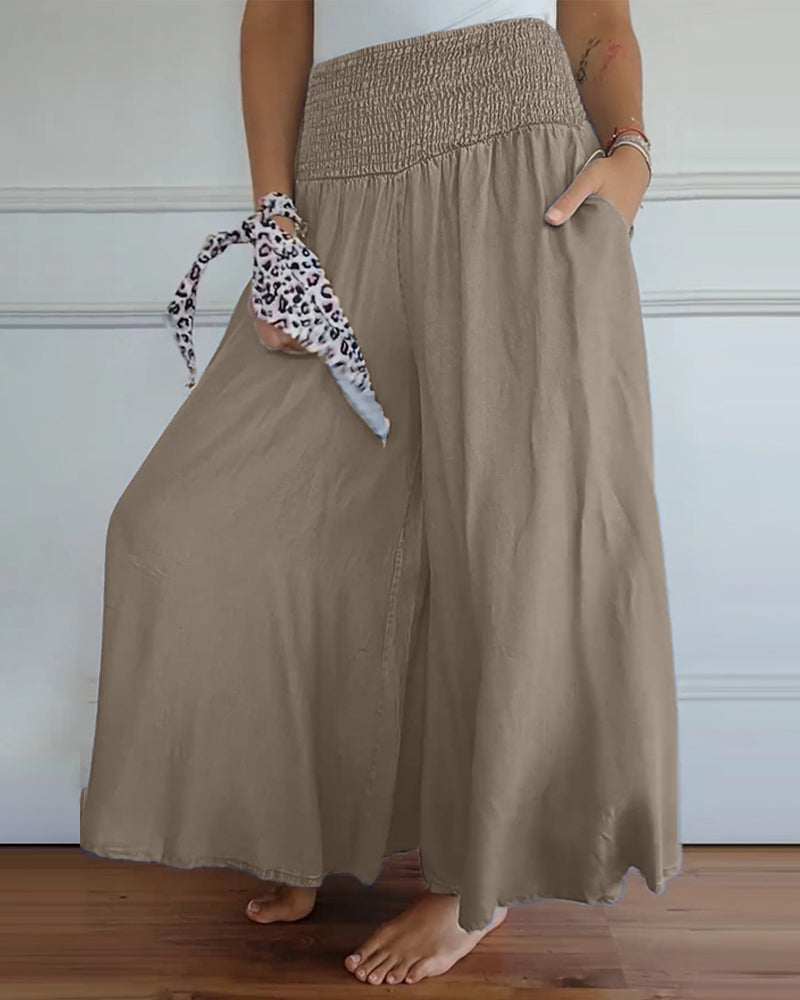 Delphine | Flowing Wide-Leg Trousers