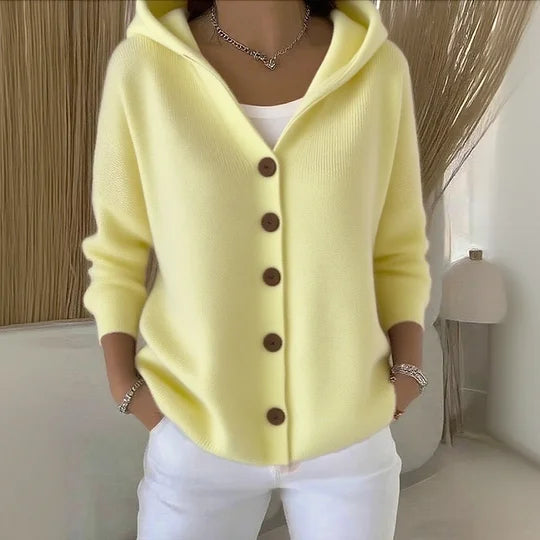 Nandipha | Soft Cotton Hooded Cardigan