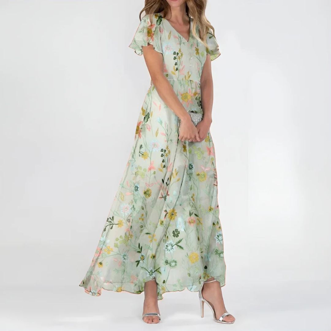 Camille | Luxe Tummy-Concealing Flowy Dress