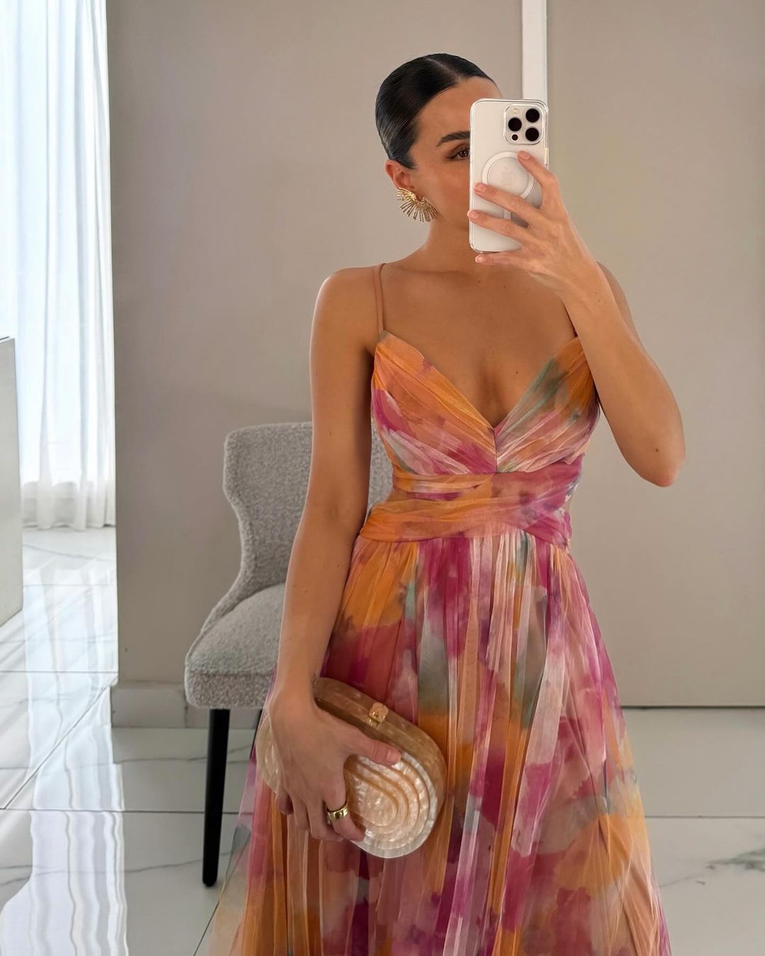 Rosalie | Classic Floral Midi Dress