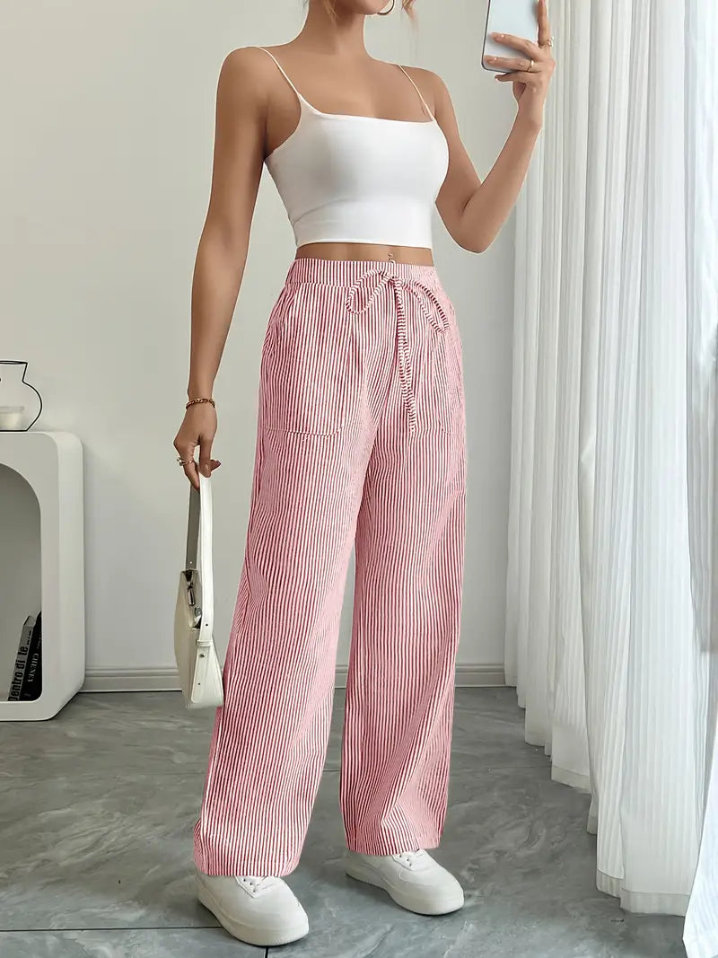 Noémie | Drawstring Casual Pants