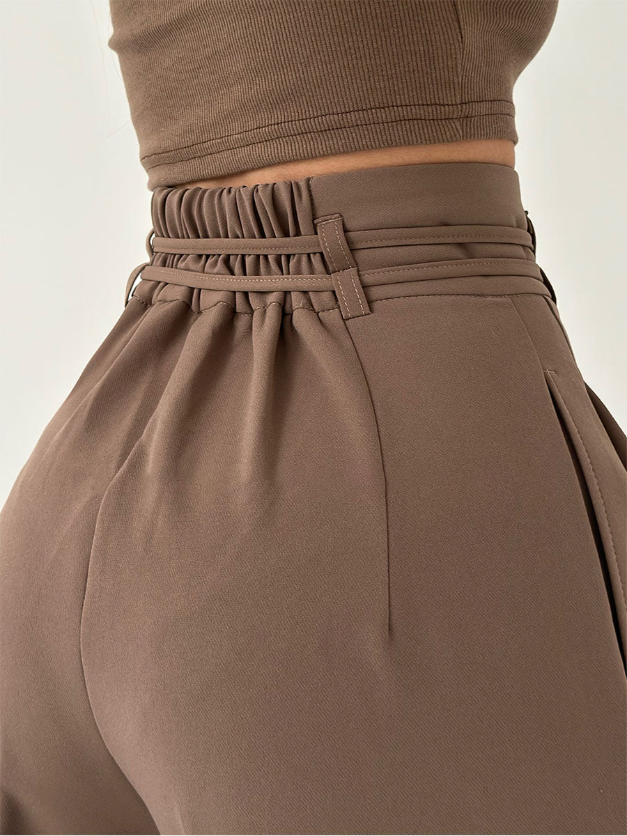 Giselle | High-Waisted Wide-Leg Trousers