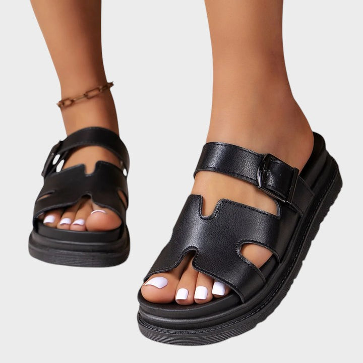 Séraphine | H-Strap Orthopedic Sandals