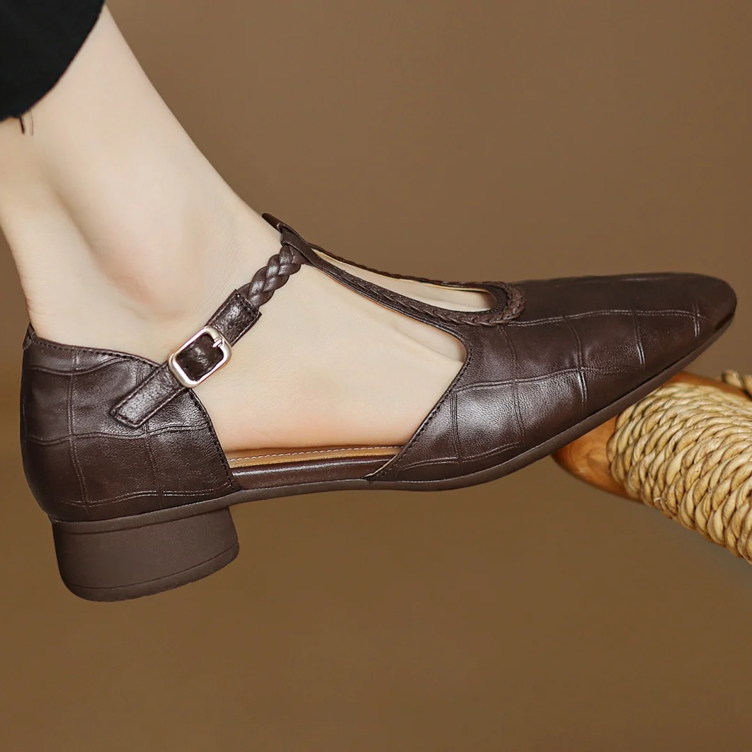 Chloé | Leather Mary Jane Flats