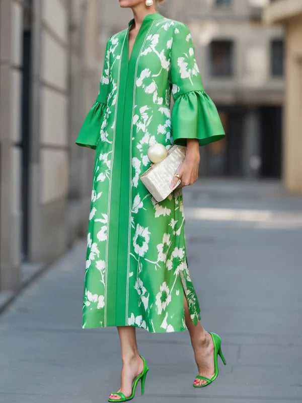 Genevieve | Bohemian Floral Maxi Dress