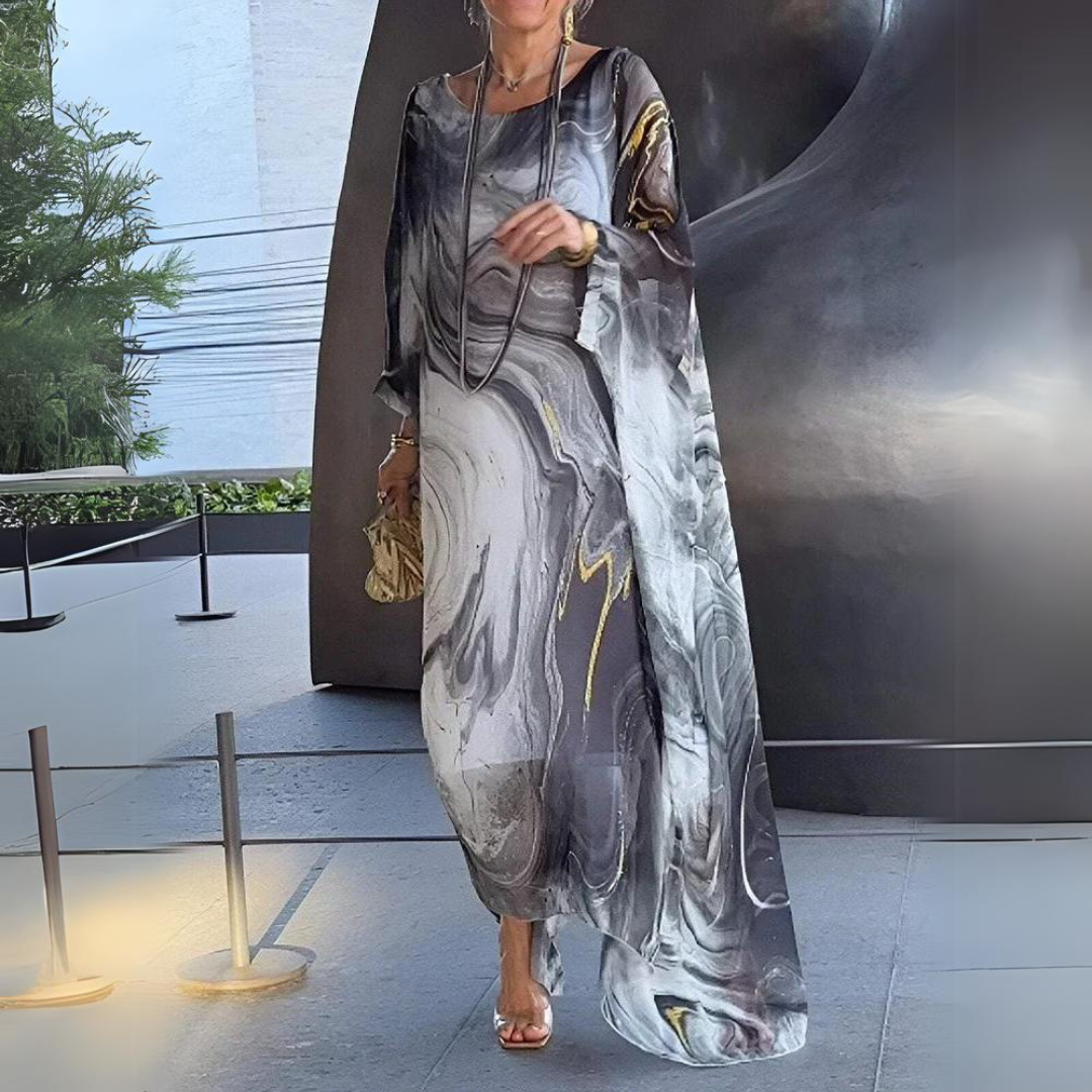 Elena | Silk Chiffon Dress