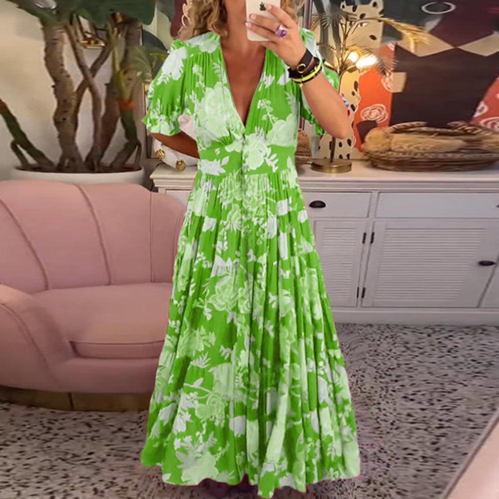 Clarisse | Romantic Floral Maxi Dress