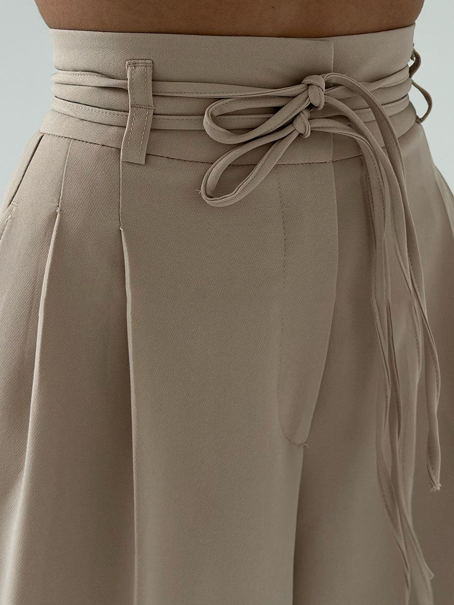 Giselle | High-Waisted Wide-Leg Trousers