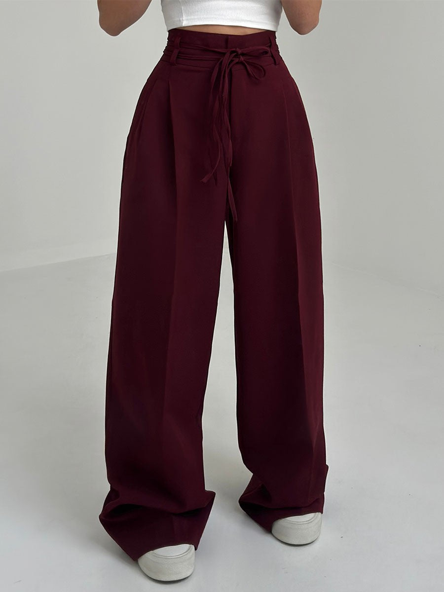 Giselle | High-Waisted Wide-Leg Trousers