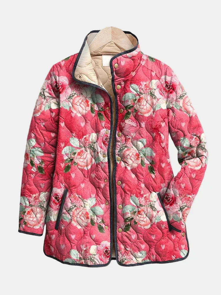 Valentina | Quilted Floral Outerwear