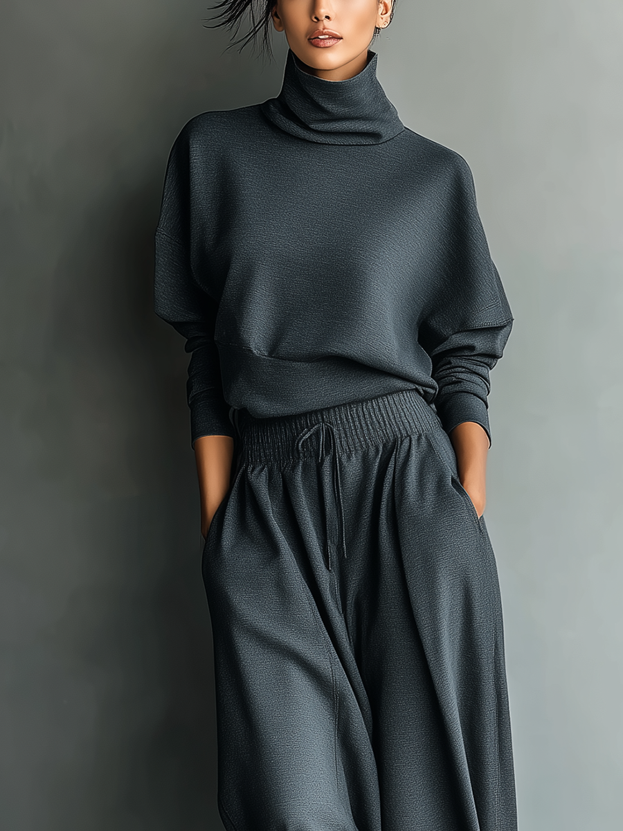 Sonja | Knit Two-Piece Wide-Leg Set
