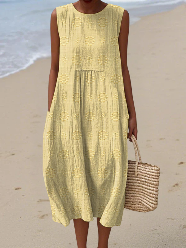 Léa | Embroidered Midi Dress