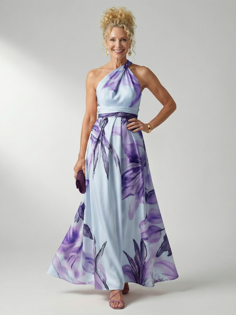 Isabelle | Light Floral Maxi Dress