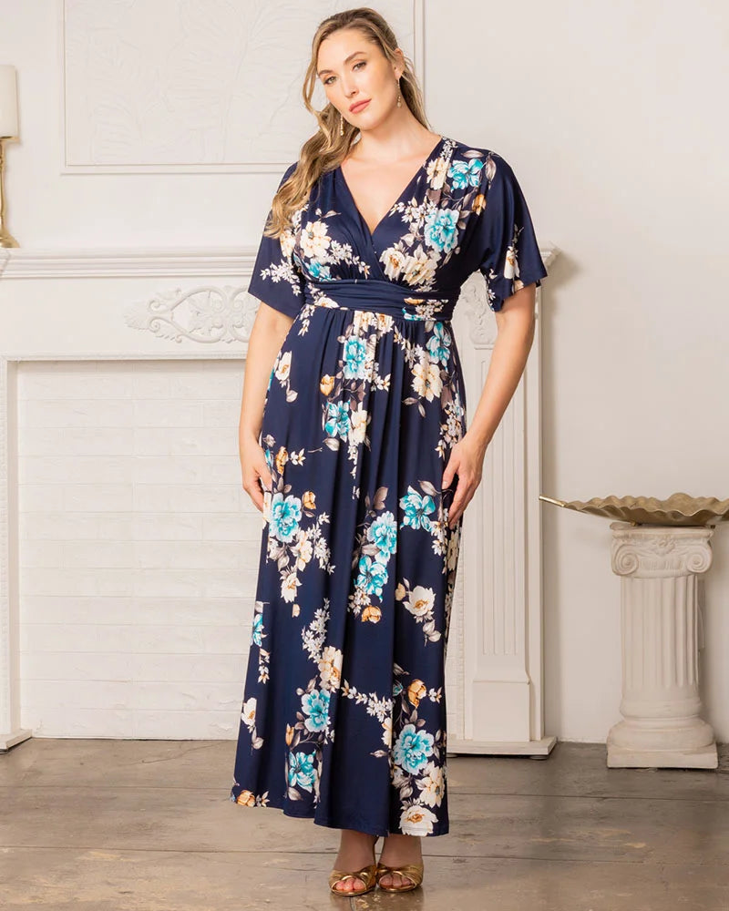 Babalwa | Floral Empire Waist Maxi Dress