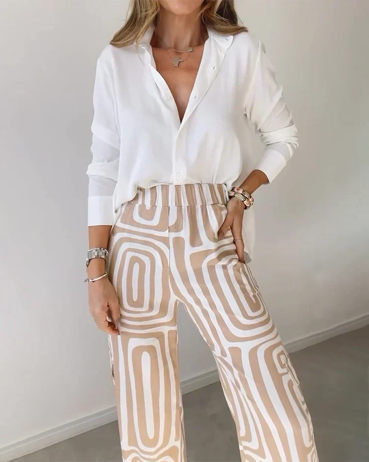 Colette | Relaxed Geometric Print Co-ord