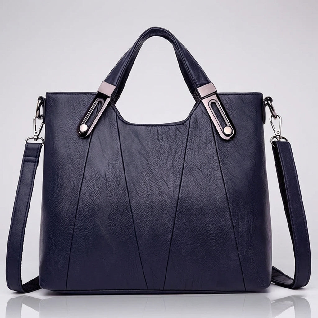 Nomcebo | Pebbled Leather Structured Tote