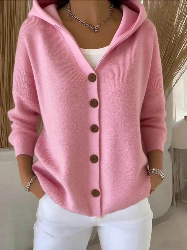 Nandipha | Soft Cotton Hooded Cardigan