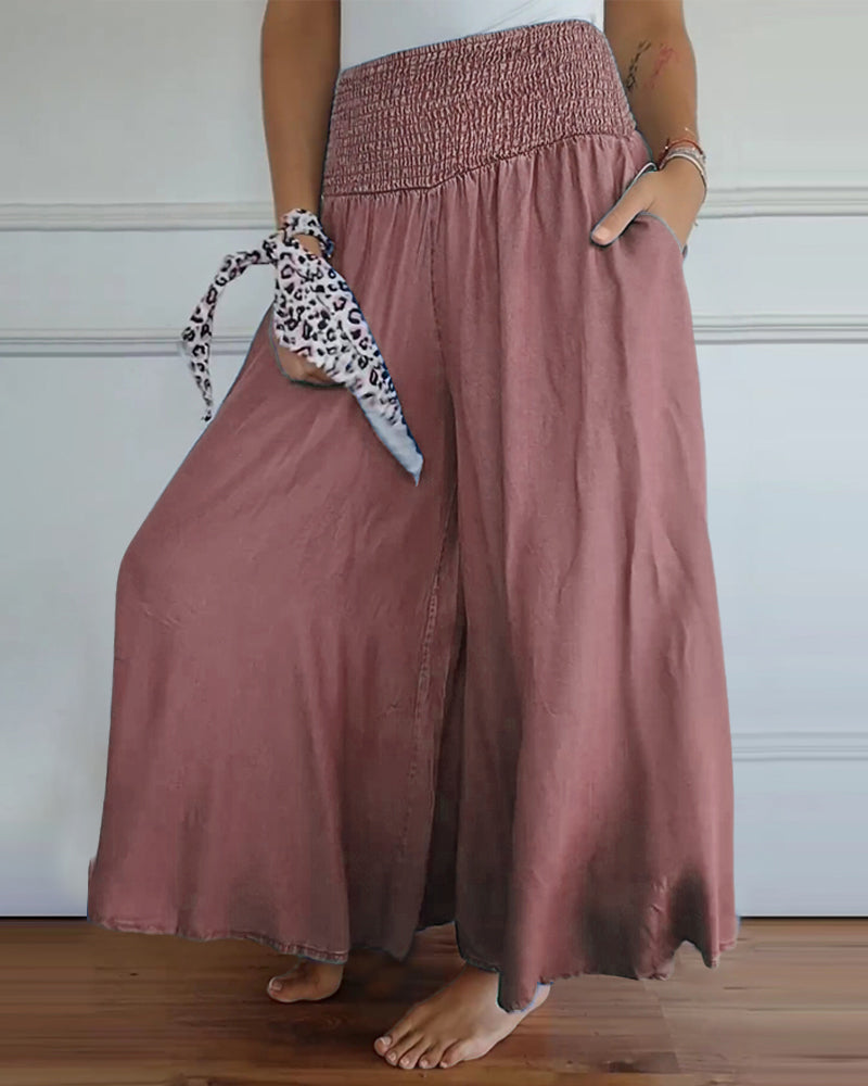 Delphine | Flowing Wide-Leg Trousers