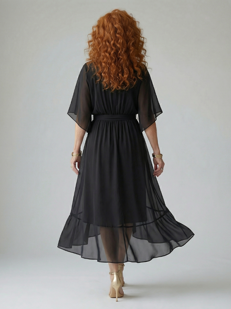 Océane | Light Drape Midi Dress