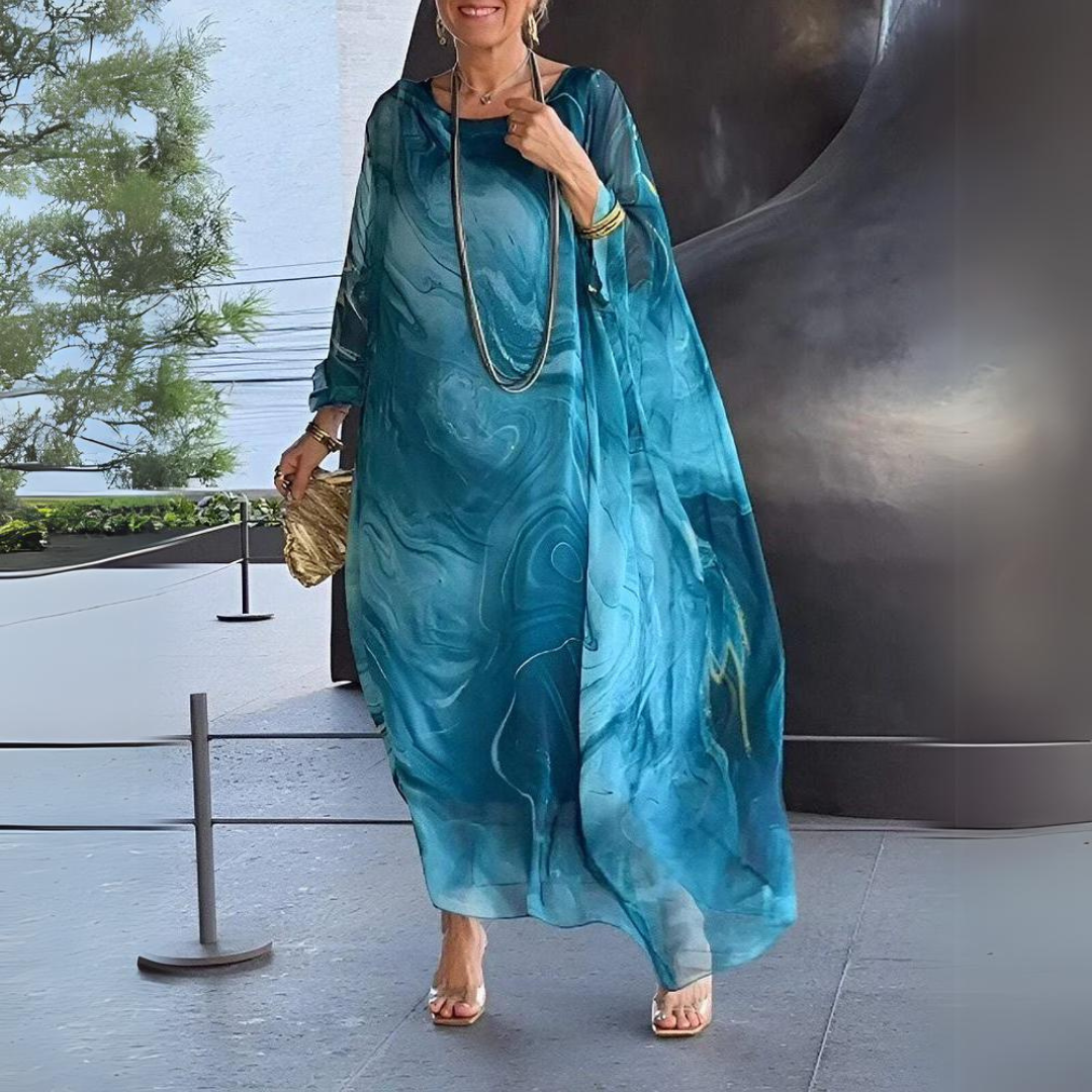 Elena | Silk Chiffon Dress