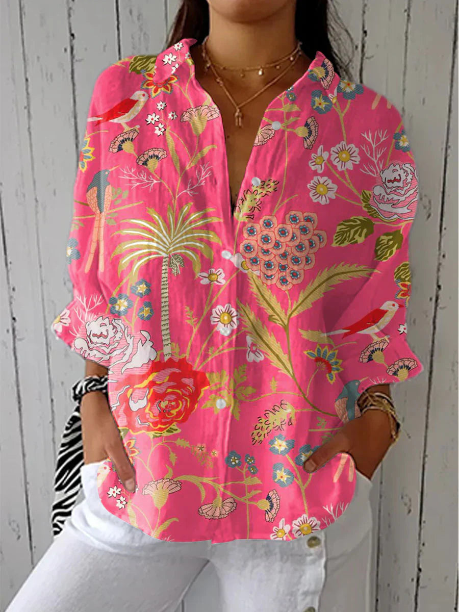 Mmakoena | Floral Nature Print Blouse